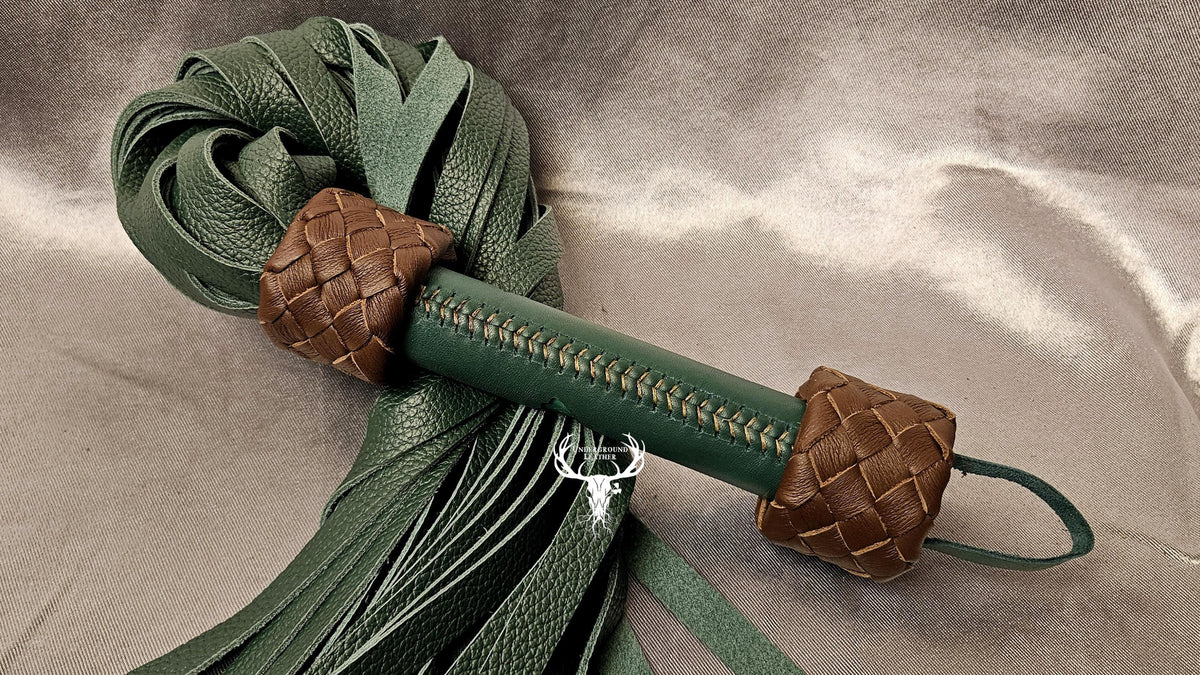 Ginko Flogger- deer tanned cowhide