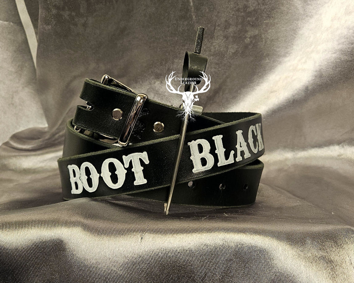 8-9 oz Bootblack belt