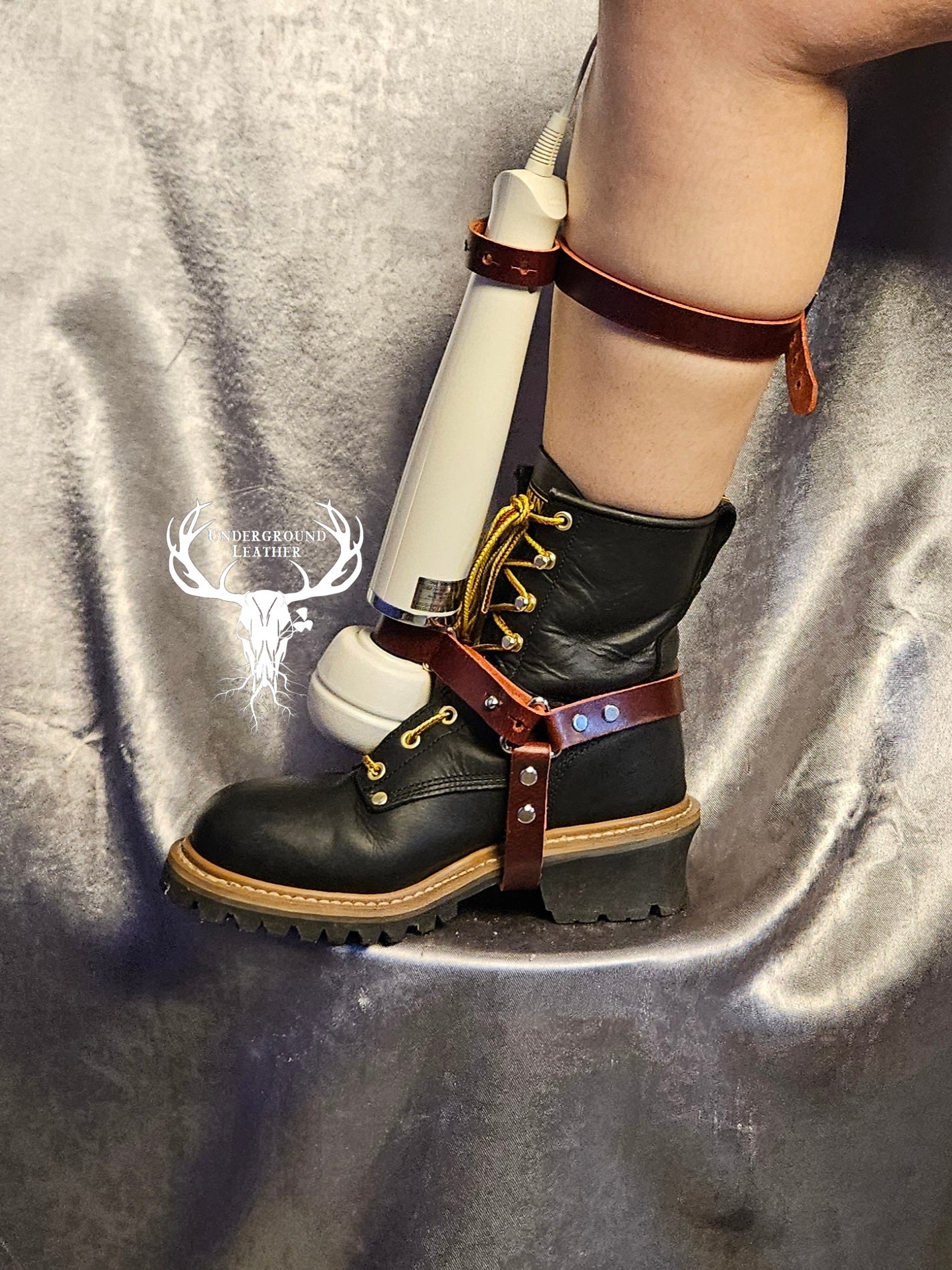 Wand Boot Strap - Oxblood