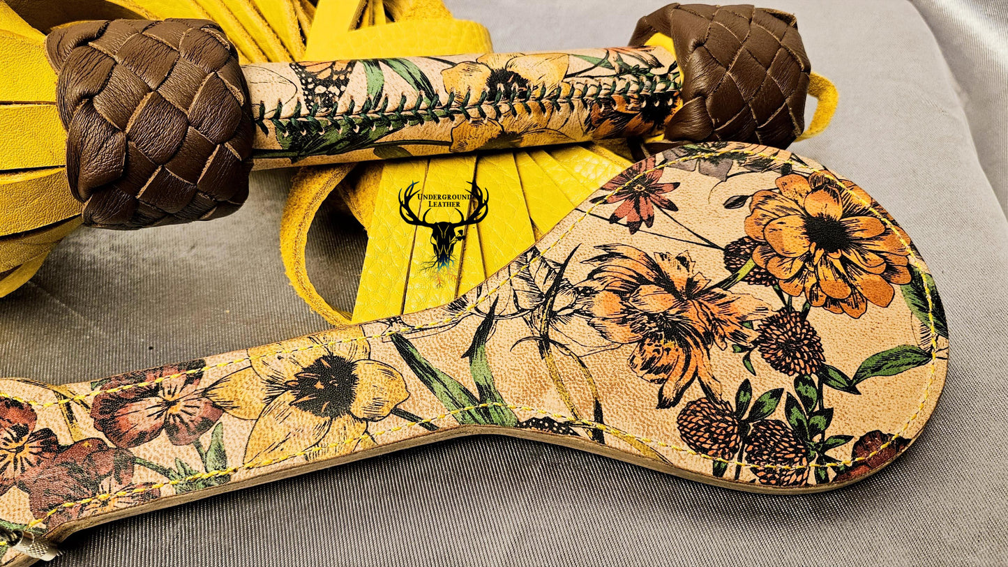 Ostara Flogger and Paddle set