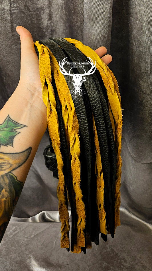 Kintsugi Bullhide flogger