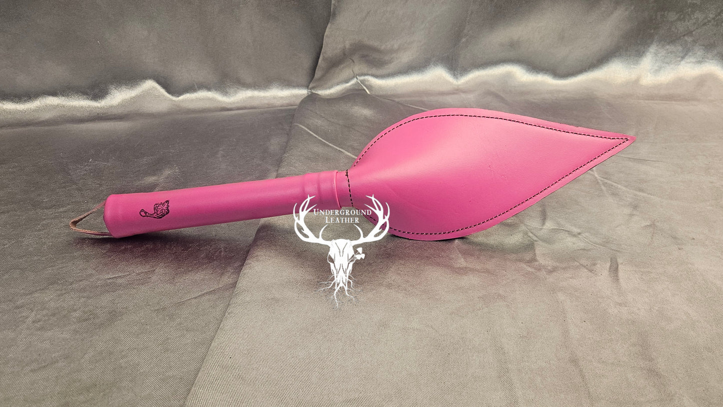 Rabbit Ear in Pink - Black Trim