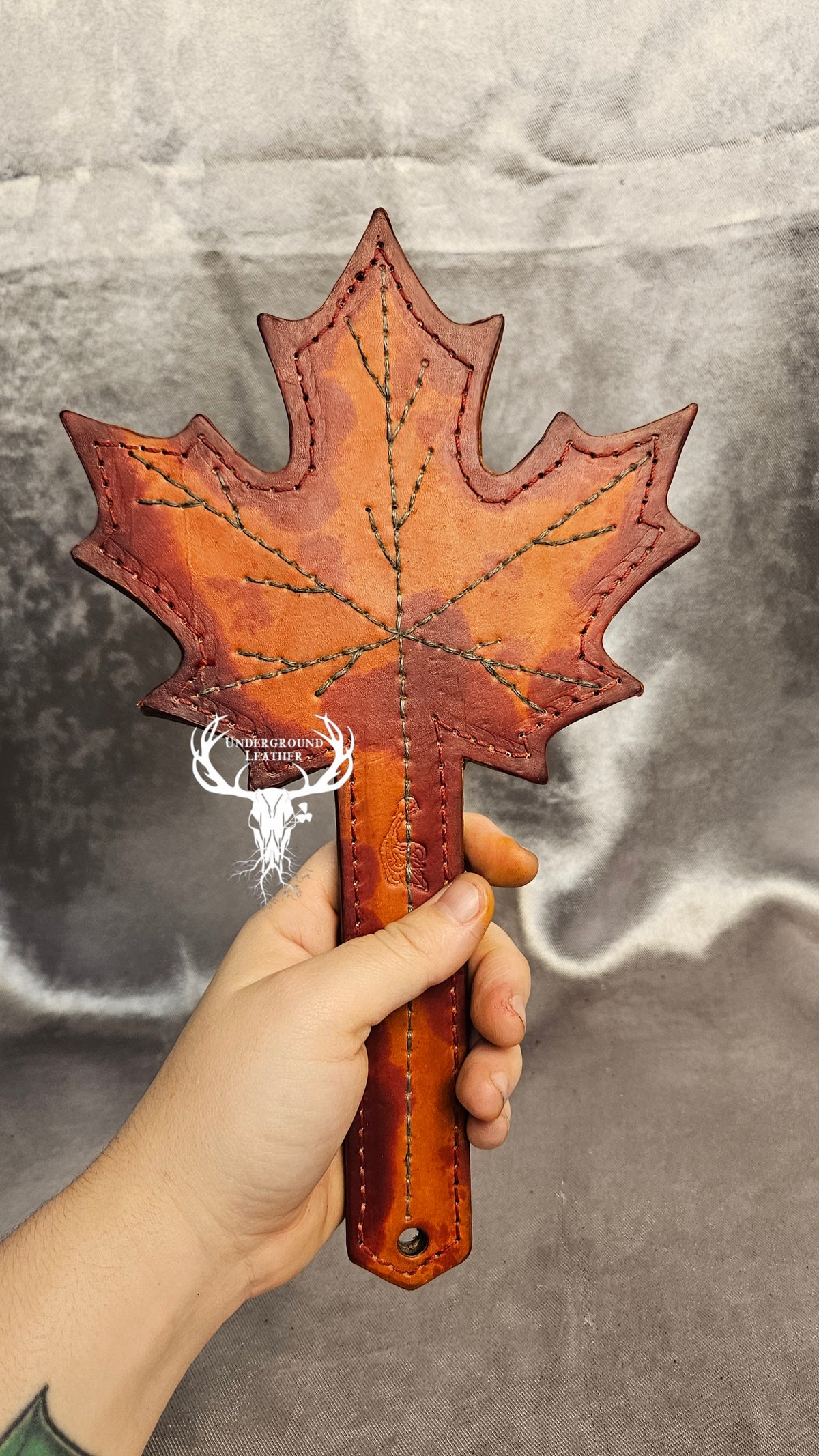 Conductive Autumn Maple Leaf Paddle