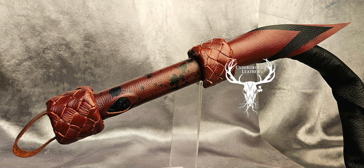 Dragon Tail - Red and Black Splat