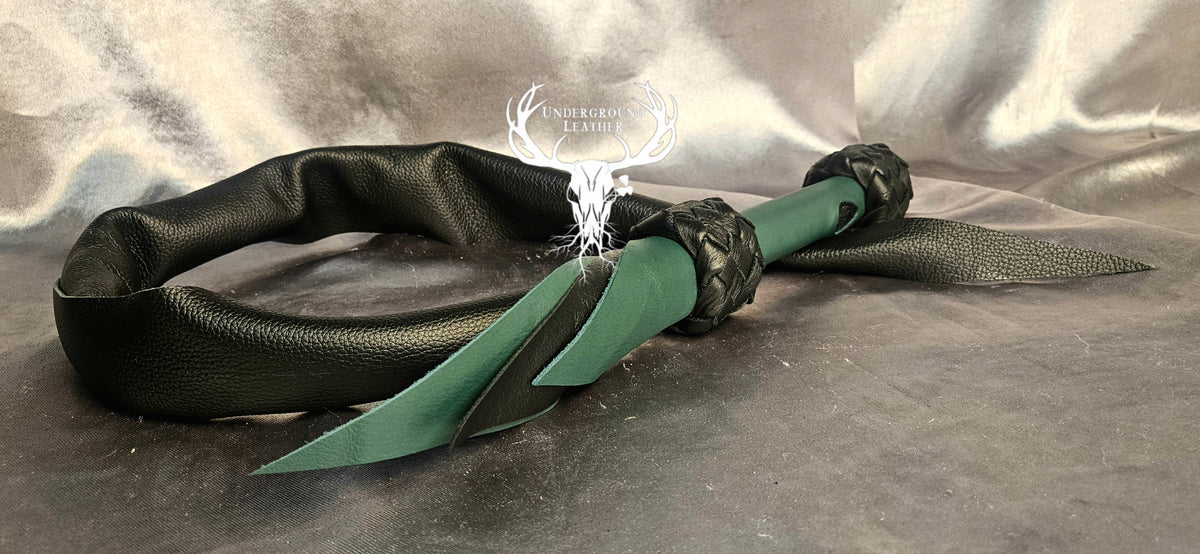 Dragon Tail - Teal and Black