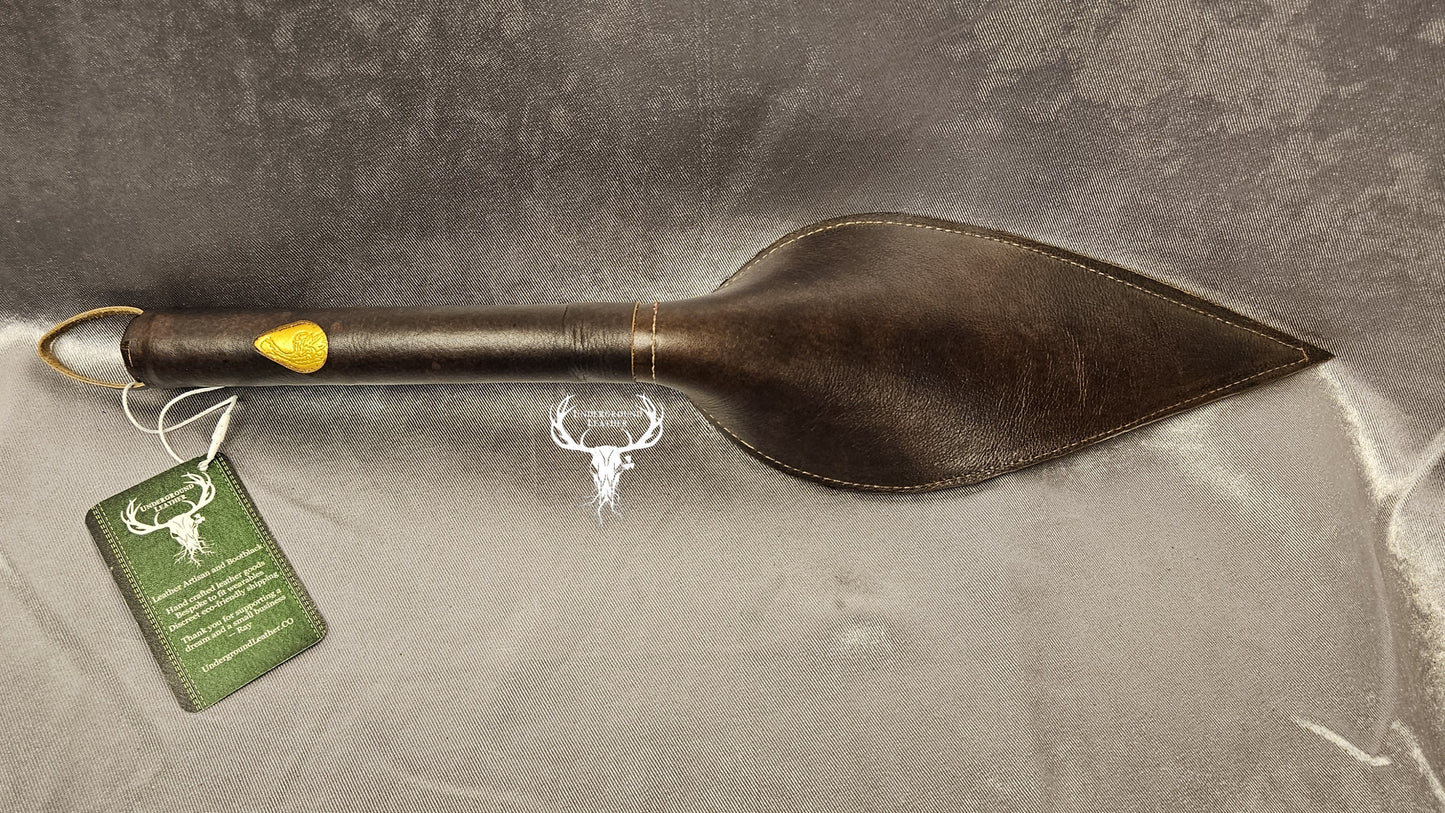 Rabbit Ear in Brown & Gold