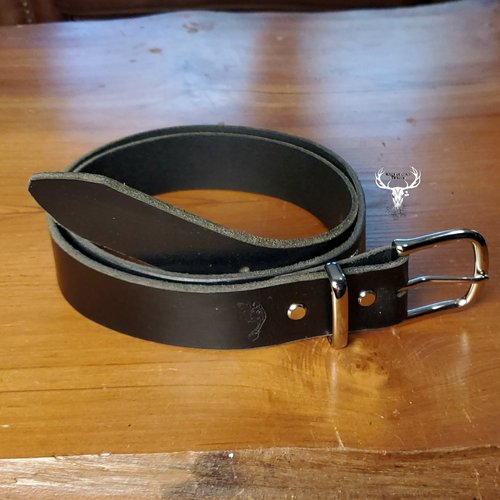 8-9 oz full leather belt