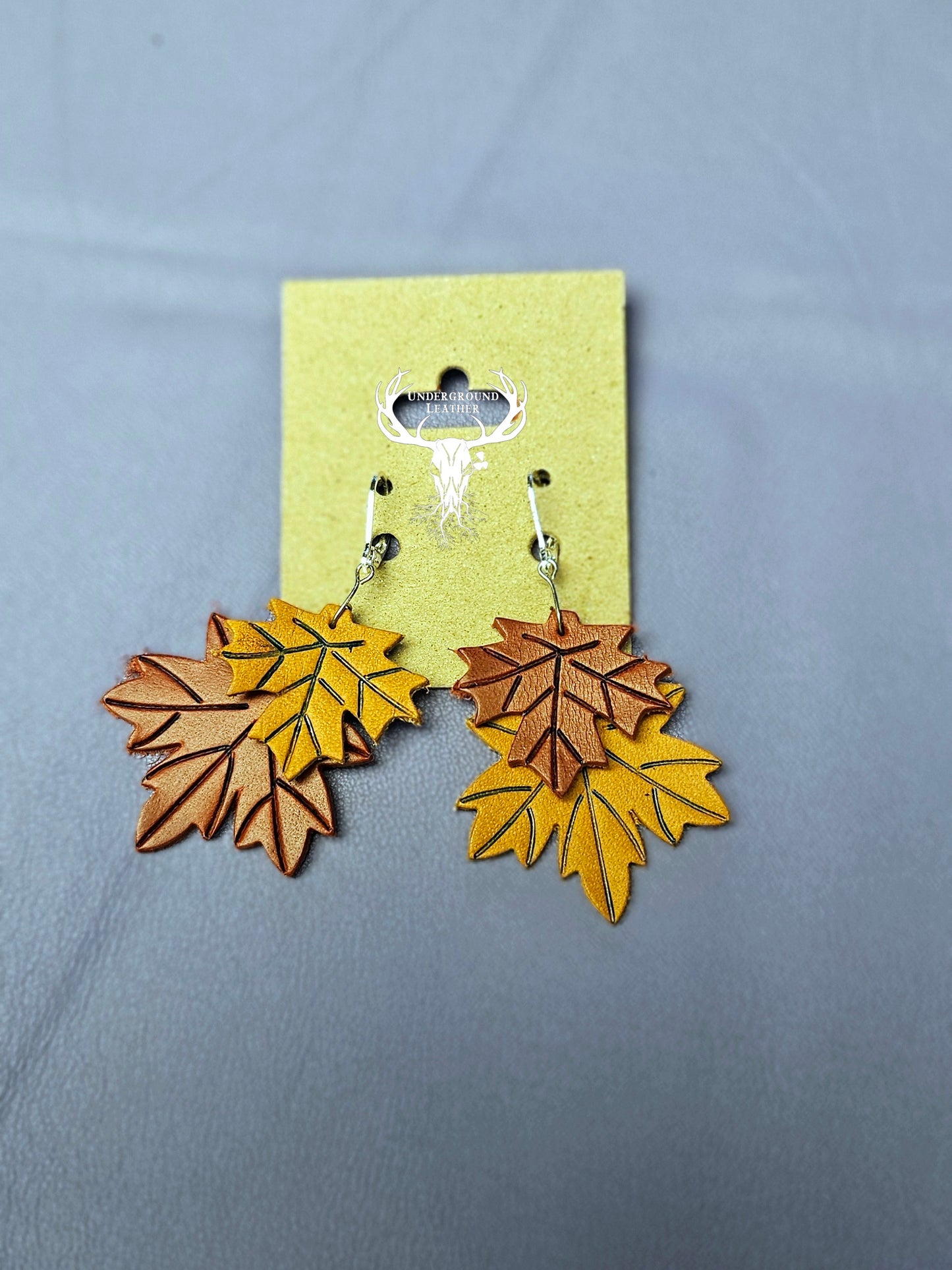 Autumn Leaf Earrings #2