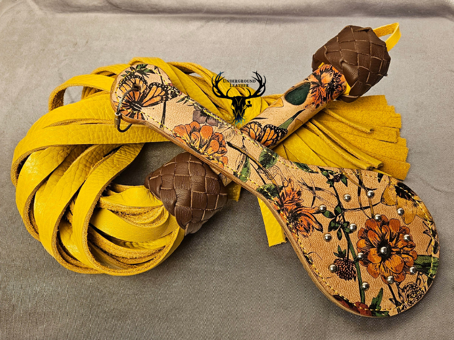 Ostara Flogger and Paddle set