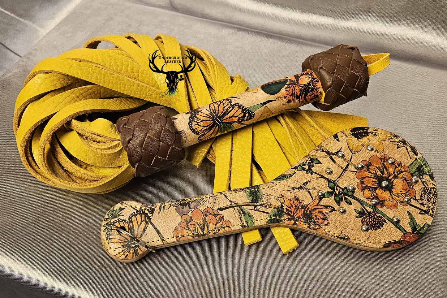 Ostara Flogger and Paddle set