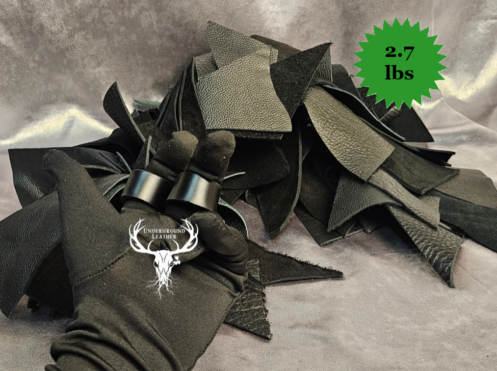 Black Scrap Boa Flogger