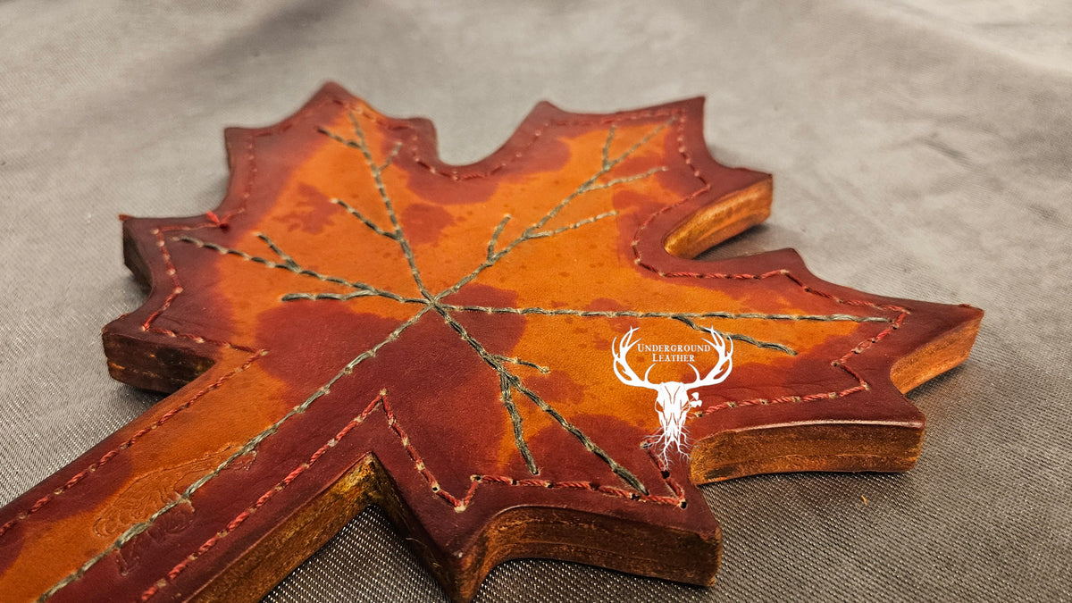 Conductive Autumn Maple Leaf Paddle