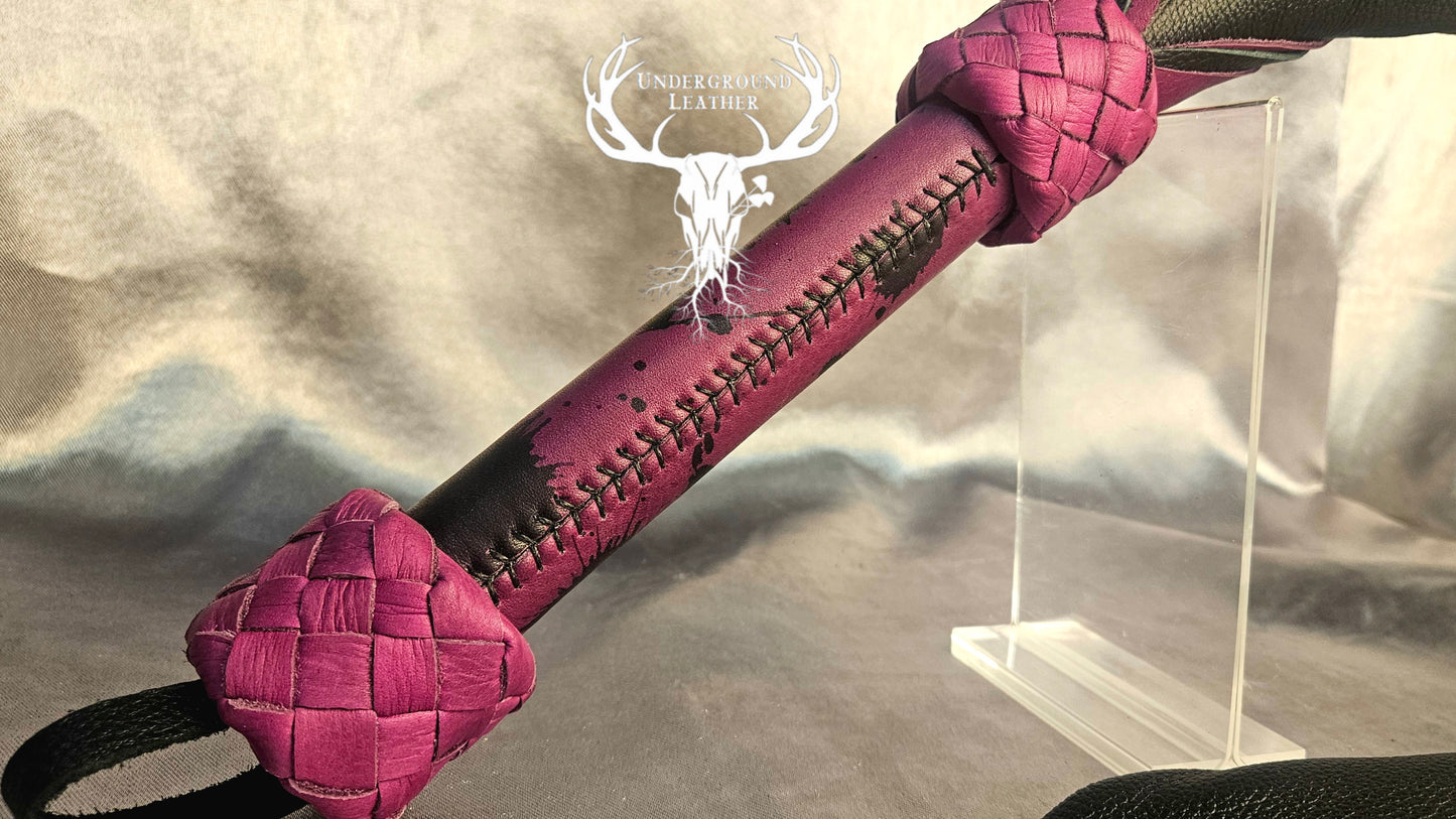 Dragon Tail - Pink and black splat