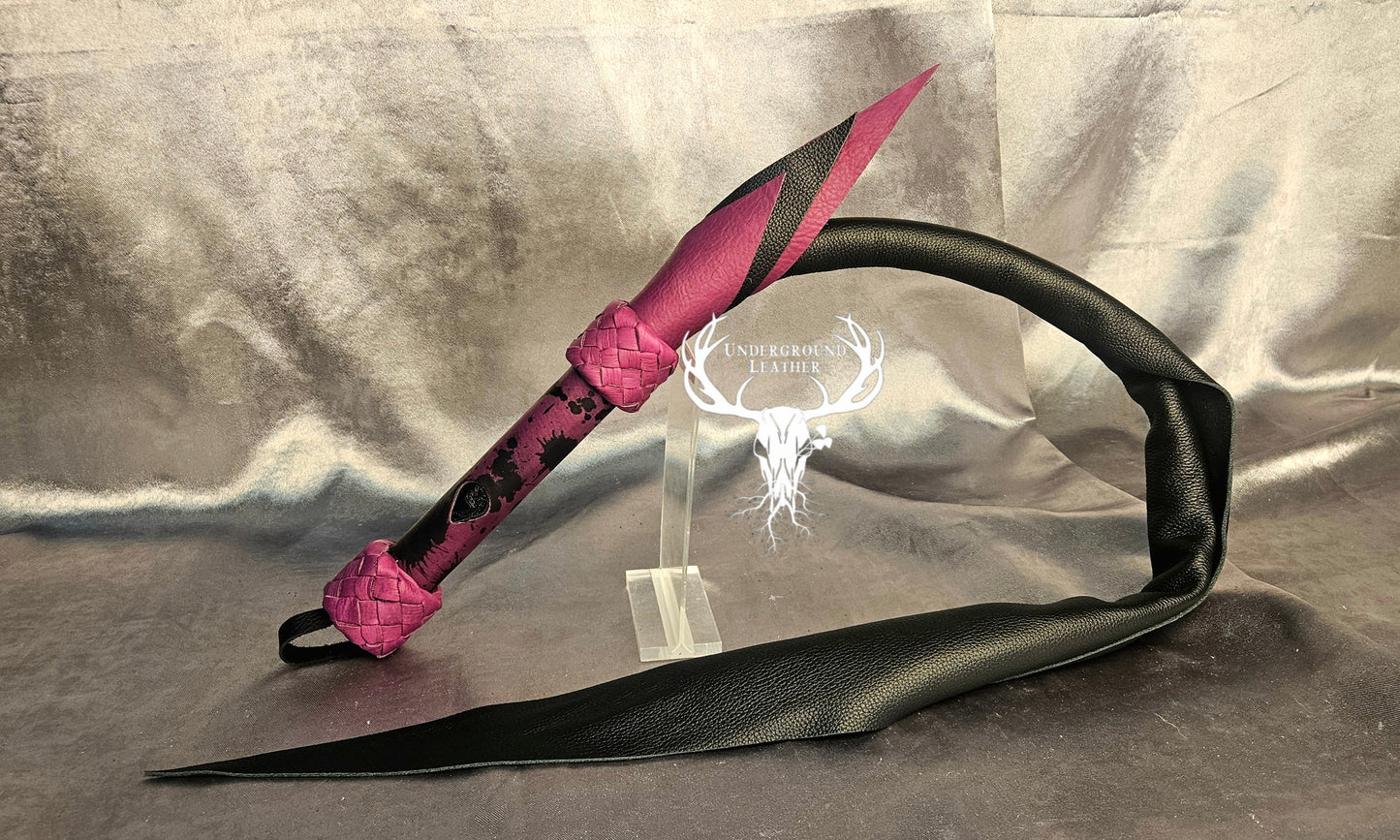 Dragon Tail - Pink and black splat