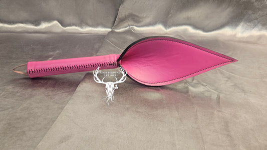 Rabbit Ear in Pink - Black Trim