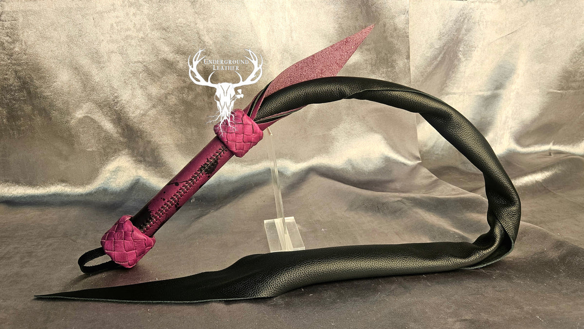 Dragon Tail - Pink and black splat