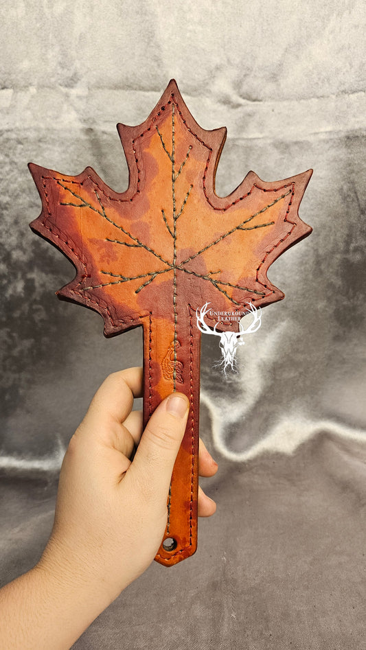 Conductive Autumn Maple Leaf Paddle