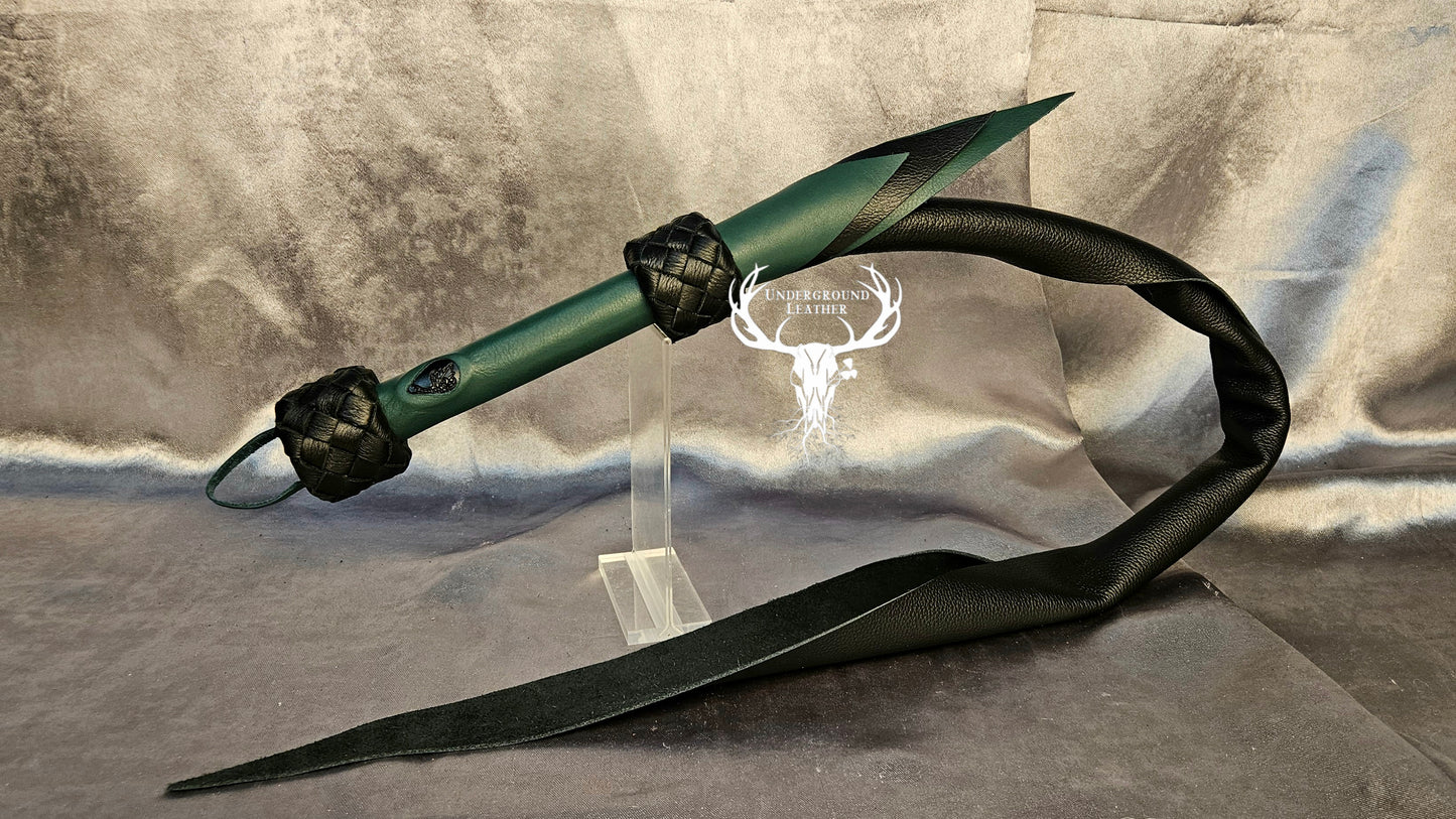 Dragon Tail - Teal and Black