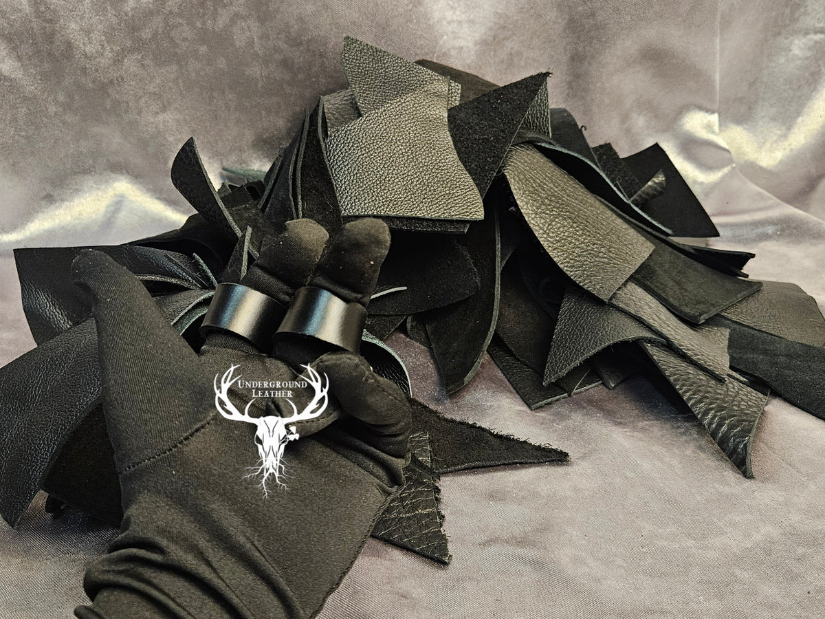 Black Scrap Boa Flogger