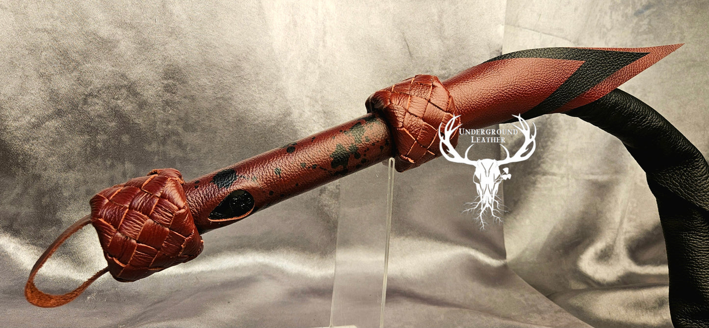 Dragon Tail - Red and Black Splat