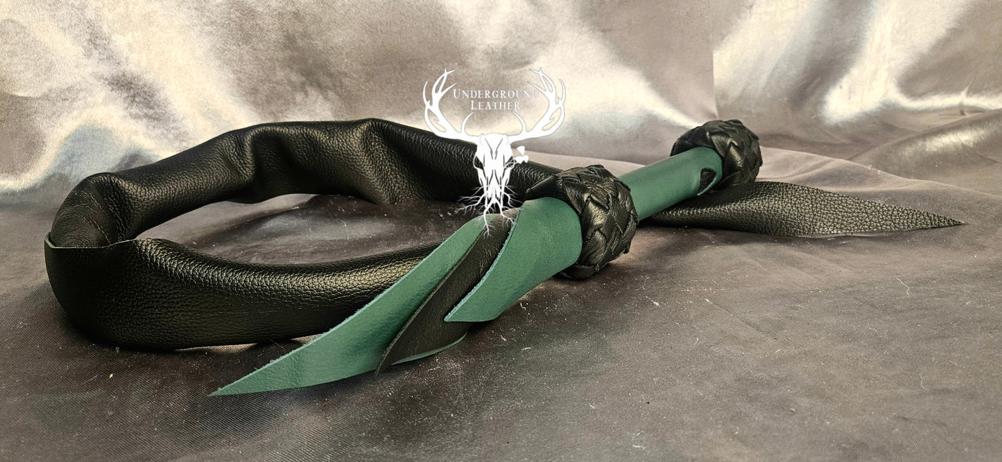 Dragon Tail - Teal and Black