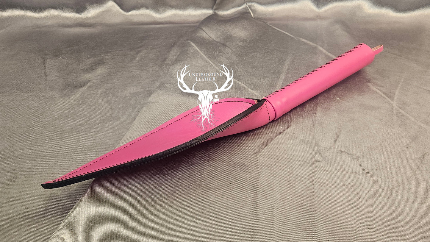 Rabbit Ear in Pink - Black Trim