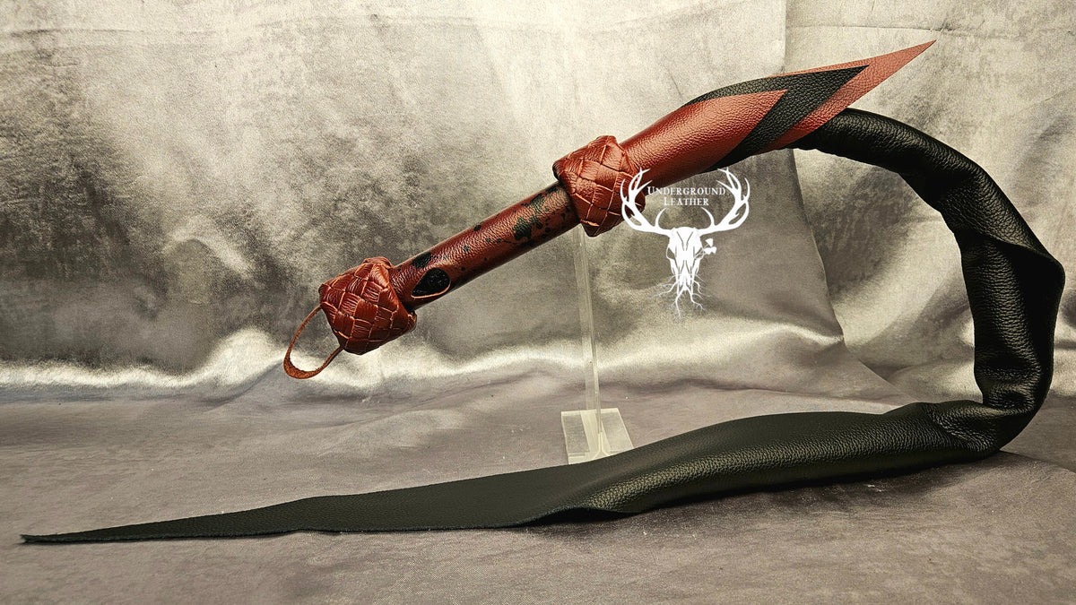 Dragon Tail - Red and Black Splat