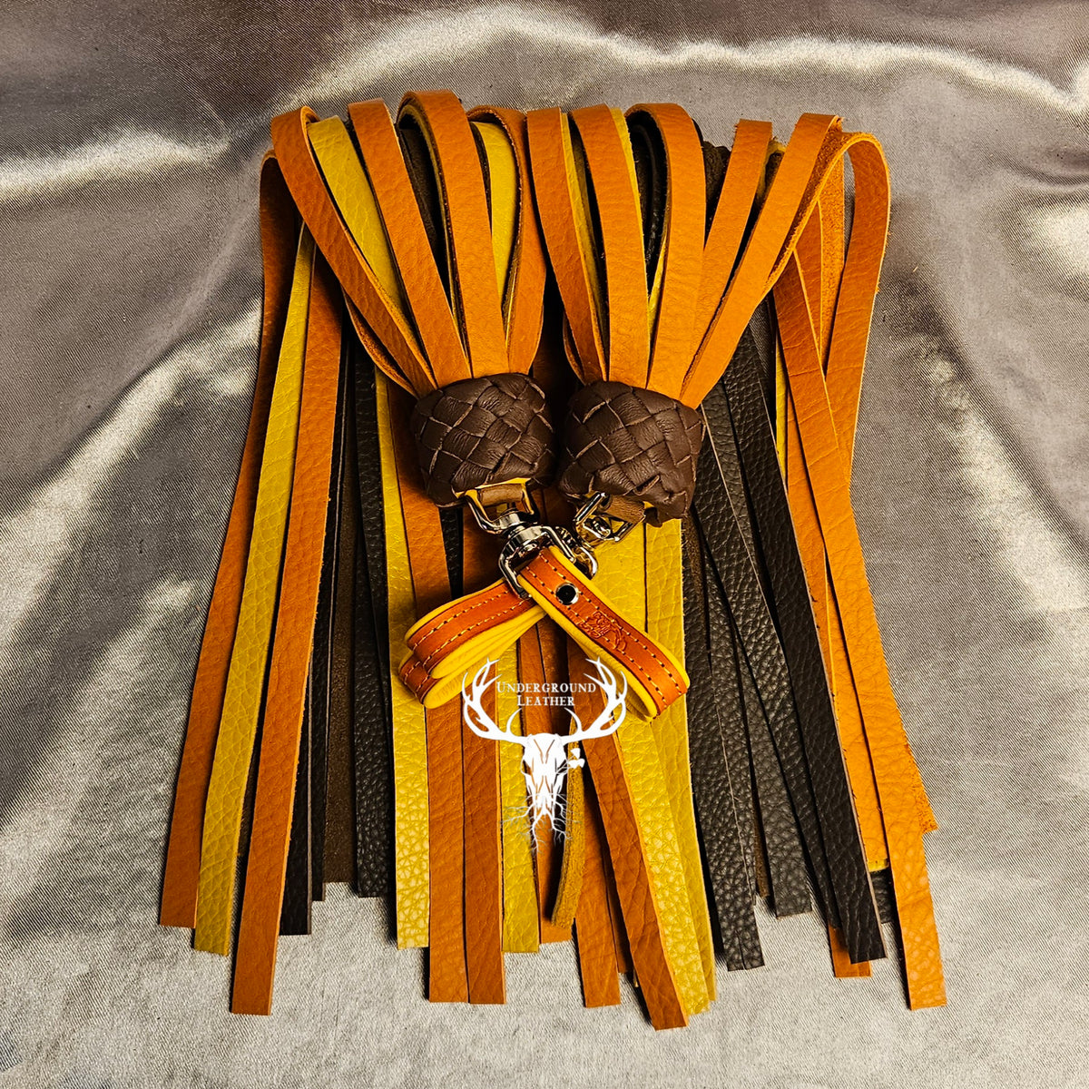 Autumn bullhide Finger floggers (Set)