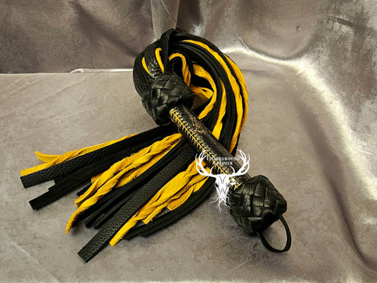 Kintsugi Bullhide flogger